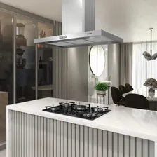 Coifa Ilha Nardelli Retangular 75cm Inox 110V Foto mini 4