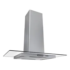 Coifa Ilha Vidro Reto Inox 90cm - 110v - Nardelli Foto  mini 1