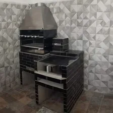 Coifa Para Churrasqueira Em Inox 304 Escovado 65x53x52 Foto mini 4
