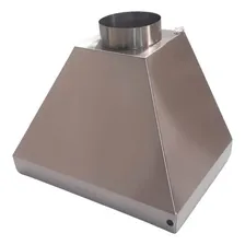 Coifa Para Churrasqueira Em Inox 304 Escovado 76x53x52 Foto mini 1