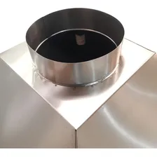 Coifa Para Churrasqueira Em Inox 304 Escovado 87x53x52 Foto mini  3