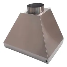Coifa Para Churrasqueira Em Inox 304 Escovado 87x53x52 Foto mini  2