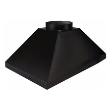 Coifa Para Churrasqueira Preta 100 X 60 Cm Cor Preto Foto  mini 1