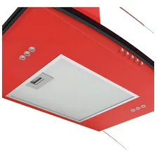 Coifa Parede Clean 70cm Vidro Curvo Nardelli Vermelha 220v Foto mini  3