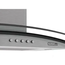 Coifa Parede Clean 90cm Vidro Curvo Nardelli Kromanox 220v Foto mini 2