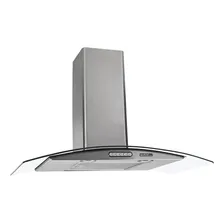 Coifa Parede Depurador Vidro Curvo Inox 80cm 220v Nardelli Foto mini 1