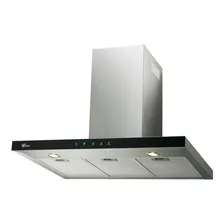 Coifa Parede Fischer Infinity 90cm Vidro Digital Touch 220v Cor Inox/Preto Foto mini 1
