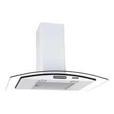 Coifa Parede Fogatti Vidro Curvo Slim White 80cm Cor Branco 110V Foto mini 1
