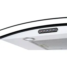 Coifa Parede Fogatti Vidro Curvo Slim White 80cm Cor Branco 110V Foto mini 4