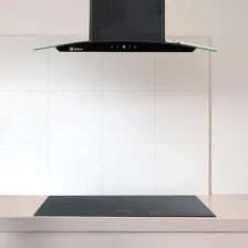 Coifa Parede Gallant Milano Vidro Curvo Preta 60cm Cor Preto Foto mini 4