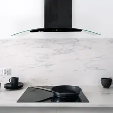 Coifa Parede Gallant Milano Vidro Curvo Preta Titanium 90cm 220V GCO90VT1A Foto mini 2