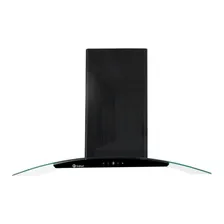 Coifa Parede Gallant Milano Vidro Curvo Preta Titanium 90cm 220V GCO90VT1A Foto mini 4