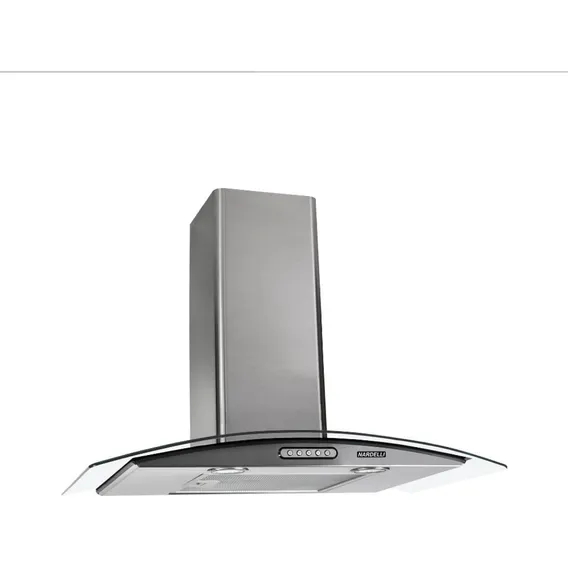 Coifa Vidro Curvo Inox Duto Slim 75cm 220v Nardelli Foto 1