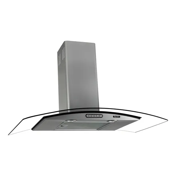 Coifa Vidro Curvo Parede Inox 75cm-5 Bocas Terim 220V Foto 1