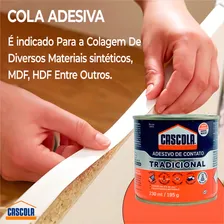Cola Adesiva Cascola Tradicional 195G Vinil de 195g - Incolor Foto mini 3