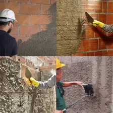 Cola Adesivo Argamassa Chapisco Vedax 1l Reboco Tipo Bianco Foto mini 2
