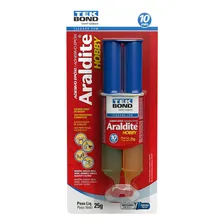 Cola ADESIVO COLA EPOXI ARALDITE HOBBY 25G SECAGEM 10 MINUTOS Tekbond Araldite Hobby 25g de 25g - Amarelo/Azul Foto mini 1