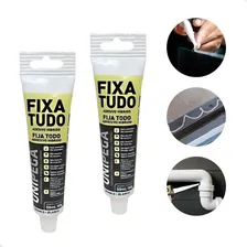 Cola Adesivo Fixa Tudo Branco 50ml 2 Uni Bisnaga Plastica Foto mini 1