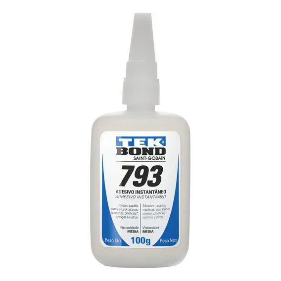 Cola Adesivo Instantâneo 793 Multiuso 100g Tekbond Foto 1
