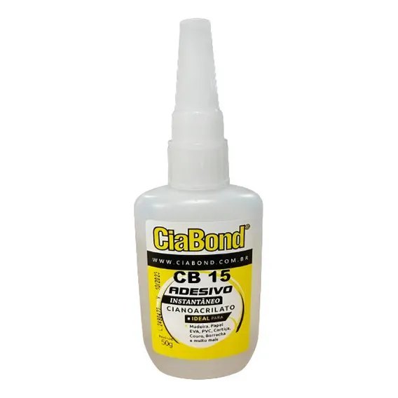 Cola Adesivo Instantâneo Cb 15 Ciabond 50g Anti Entupimento Foto 1