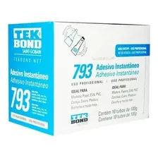 Cola Adesivo Instantâneo 100g Tekbond 793 Caixa Com 10 Und Foto mini 2
