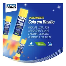 Cola Bastão Tekbond 12 Colas Bastão 10g - Branco Foto mini  3