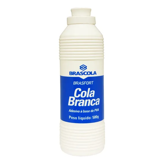 Cola Branca Brascola Brasfort 500g Madeira Mdf Foto 1