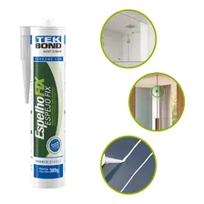 Cola COLA ADESIVO ESPELHO FIX TEKBOND ESPECIAL PARA FIXAR COLAR ESPELHOS Tekbond de 389g - Branco Foto mini 1
