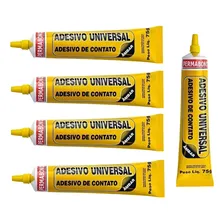 Cola Cola Contato Permabond Cola Universal 75gr de 75g - Kit de 5 unidades - Âmbar Foto  mini 1