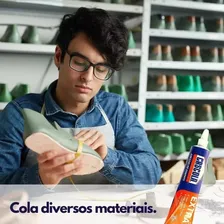 Cola Contato Cascola 30g Adesivo Sapateiro Artesanato Marceneiro Calçados Foto mini 4