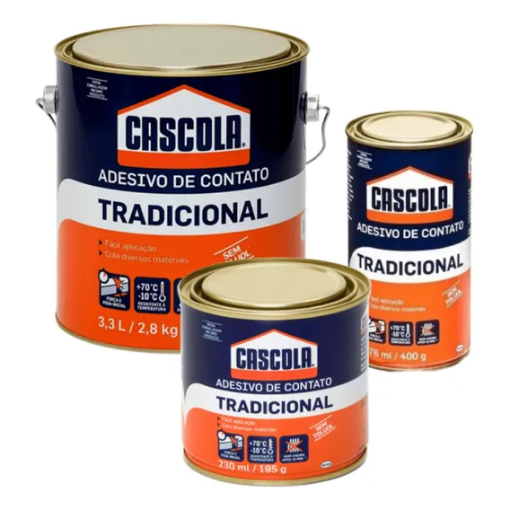 Cola Contato Sem Toluol 2,8kg Tradicional Cascola Henkel Foto 1