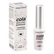 Cola De Cílios Postiços Macrilan Base D'água 7gr Cor Preta Foto mini  3