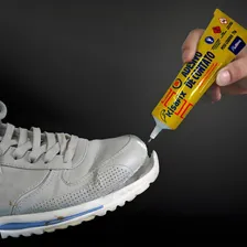 Cola De Contato Bisnaga 75g Kisafix Couro Borracha Sapateiro Cor Amarelo Foto mini  3