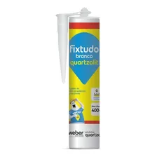 Cola Fixtudo Branca Cola Embaixo D'agua 400g Quartzolit Foto mini 1