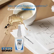 Cola Instantânea Tekbond 793 20g - Média Viscosidade Cor Incolor Foto mini  2
