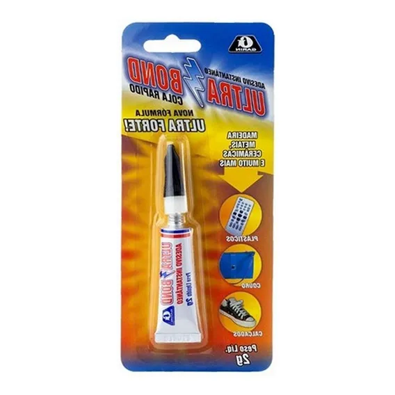 Cola Instantanea Ultra Bond Garin 2g - Kit C/12 Peca Foto 1