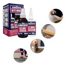 Cola Instantânea Almasuper Kit Para Mdf Almata Foto mini 2