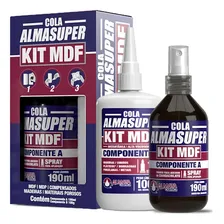 Cola Instantânea Almasuper Kit Para Mdf Almata Foto mini 1
