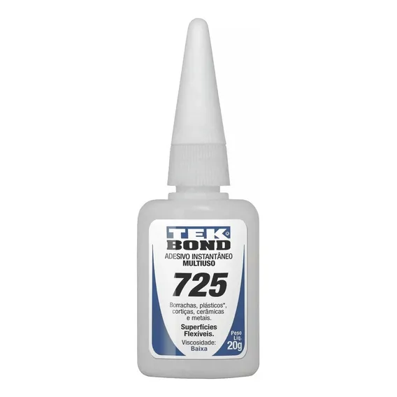 Cola Instantânea Multiuso 725 20g - Tek Bond Foto 1