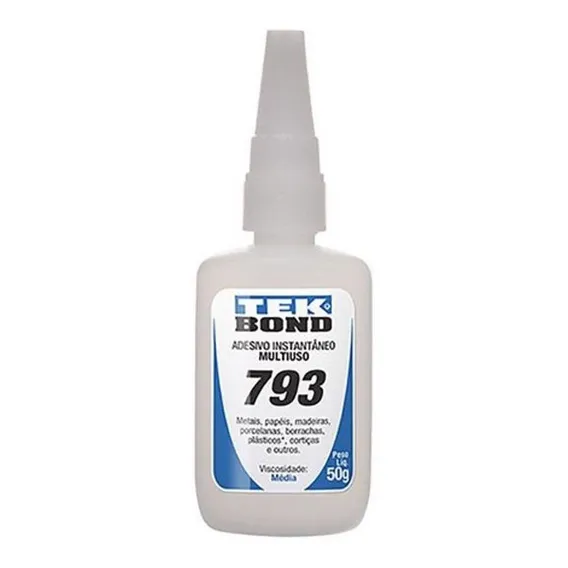 Cola Instantânea Tek Bond 793 50g Foto 1