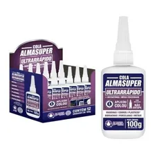 Cola Líquido Almata Almasuper 100g de 100g - Kit  de 12 unidades - Transparente Foto mini  2