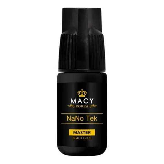 Cola Macy Nano Tek Alongamento De Cilios 3ml Cor Preto Foto 1