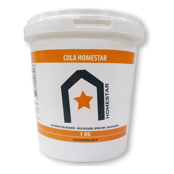 Cola P/ Sanca Isopor Moldura Rodateto 1kg Homestar Foto 1