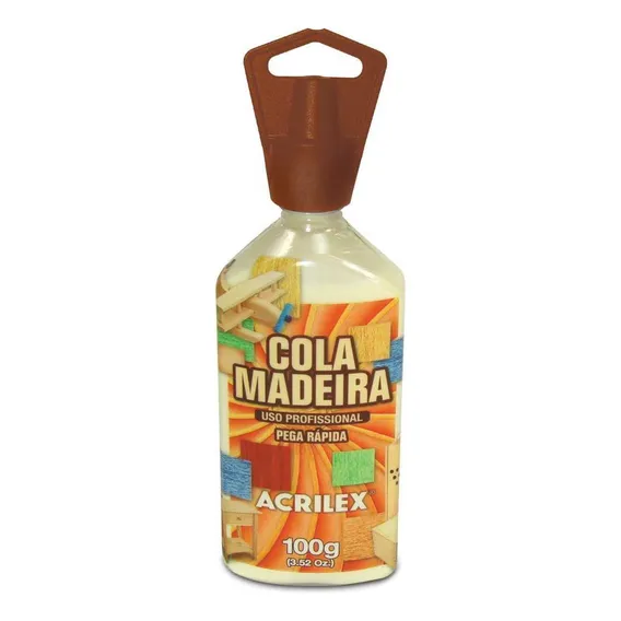 Cola Para Madeira Acrilex Cola Madeira 100g Foto 1