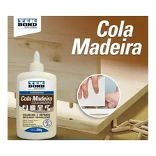 Cola Para Madeira MDF Tek Bond 250gr Colagens E Reparos Foto mini  3