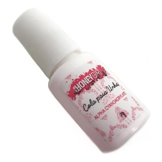 Cola Para Unha Tips Gel Acrigel Porcelana 7gr Foto 1