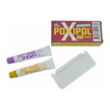Cola Poxipol 16g 10min - Cola Ep贸xi Transparente Foto mini 1