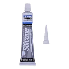 Cola Silicone Motor Alta Temperatura Cinza 50gr Tekbond 12un Foto mini 1