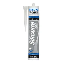 Cola Silicone Tekbond 280g Acetico Cinza 2.201.40.020.00 Foto  mini 1