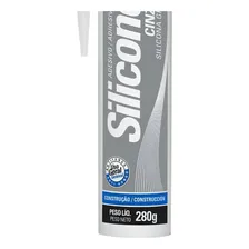 Cola Silicone Tekbond 280g Acetico Cinza 2.201.40.020.00 Foto mini  2